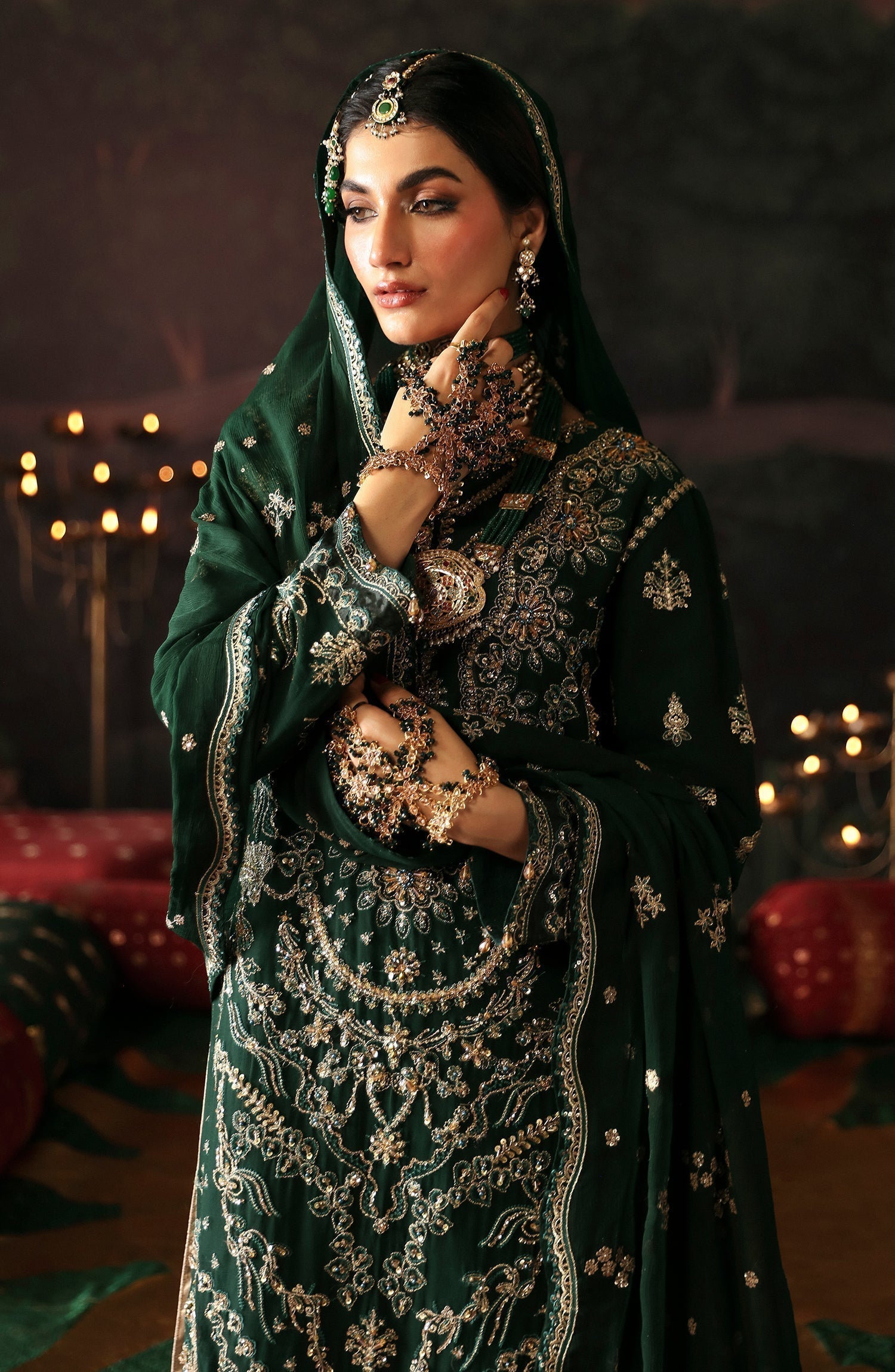 Emaan Adeel | Devdas Formals | BAIGAM BANO - House Of Anaya