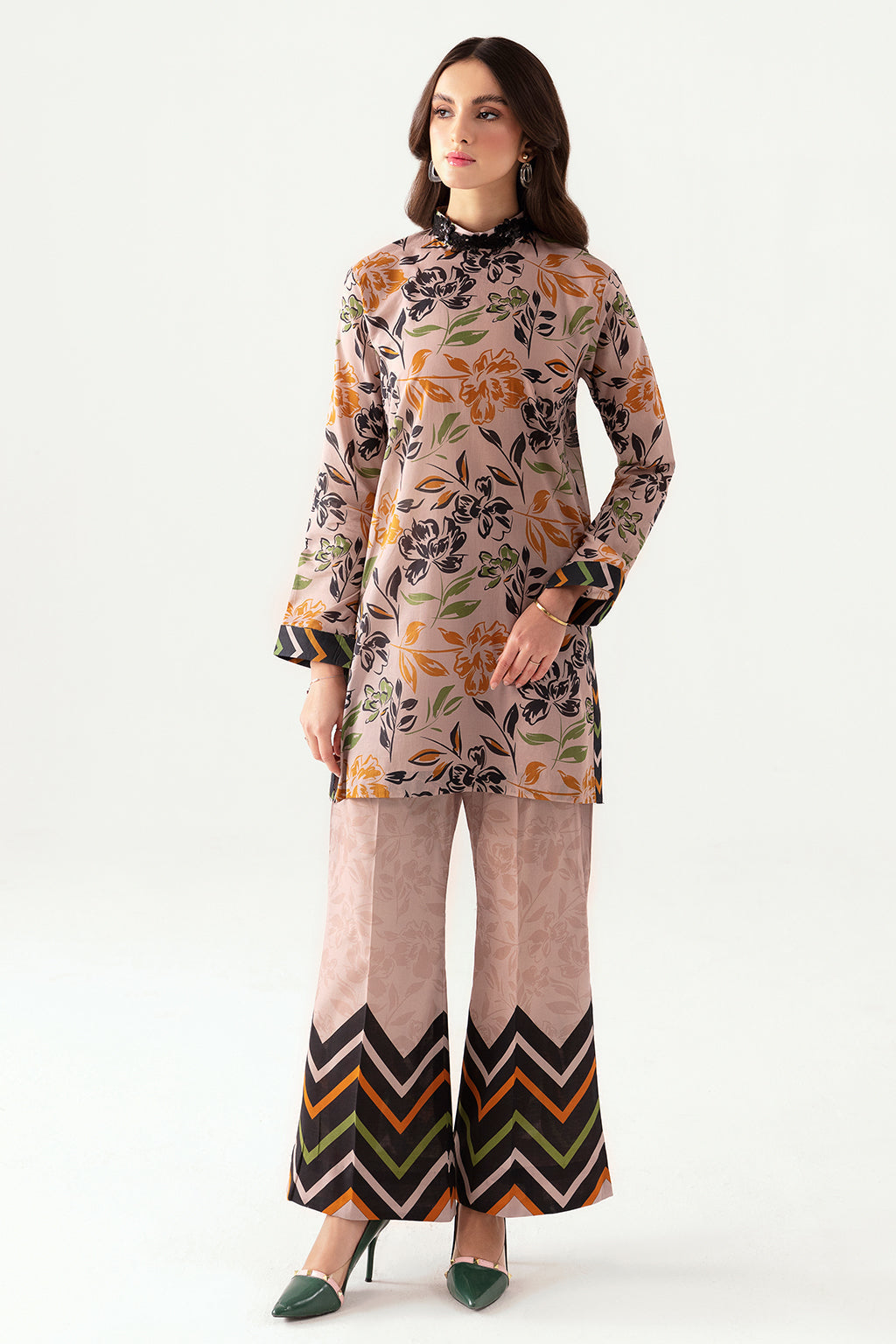 Ramsha | Pinted Lawn | RP-106 - House Of Anaya