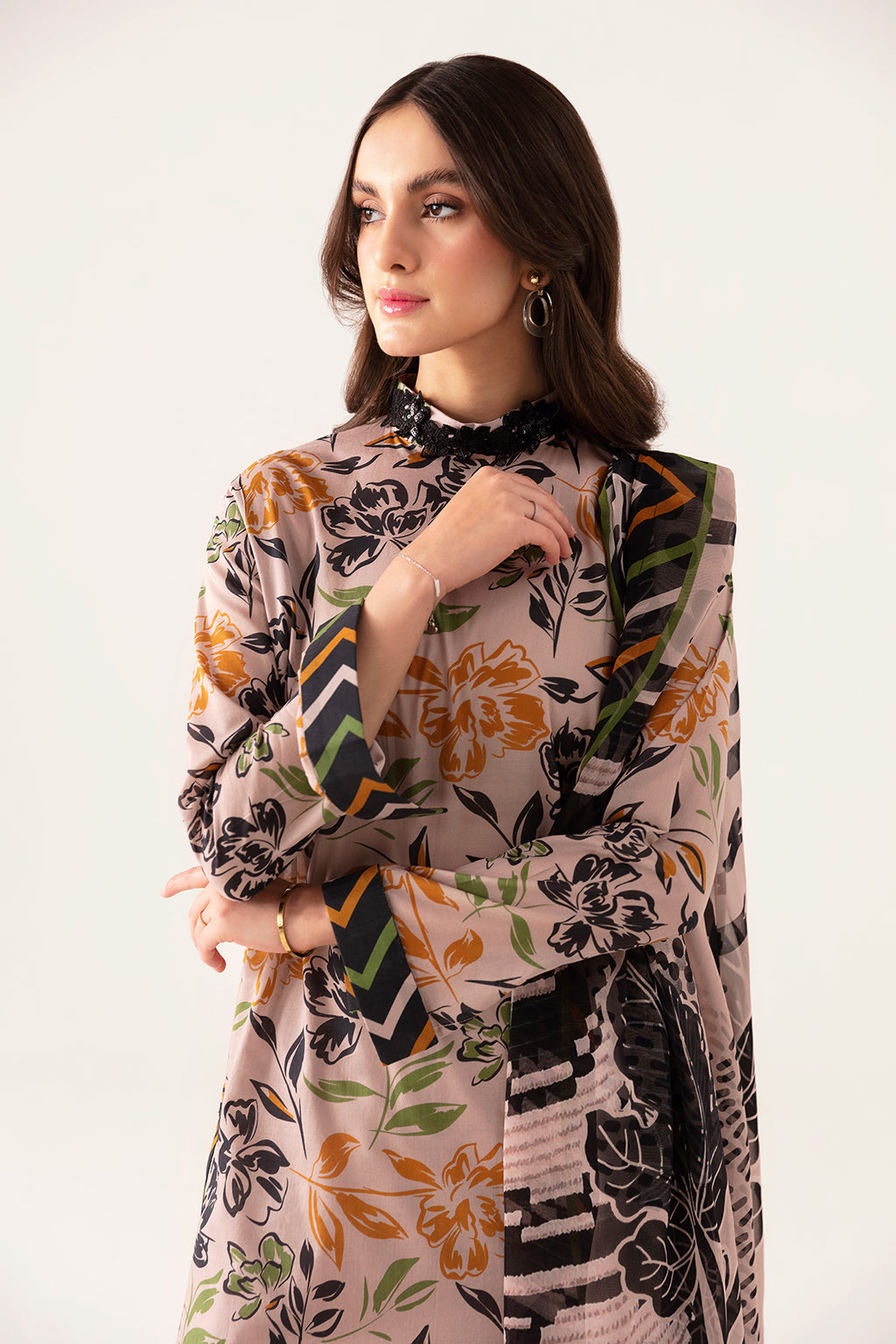 Ramsha | Pinted Lawn | RP-106 - House Of Anaya