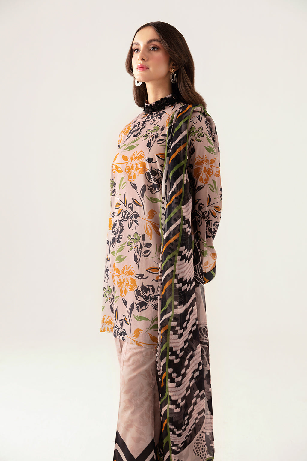 Ramsha | Pinted Lawn | RP-106 - House Of Anaya