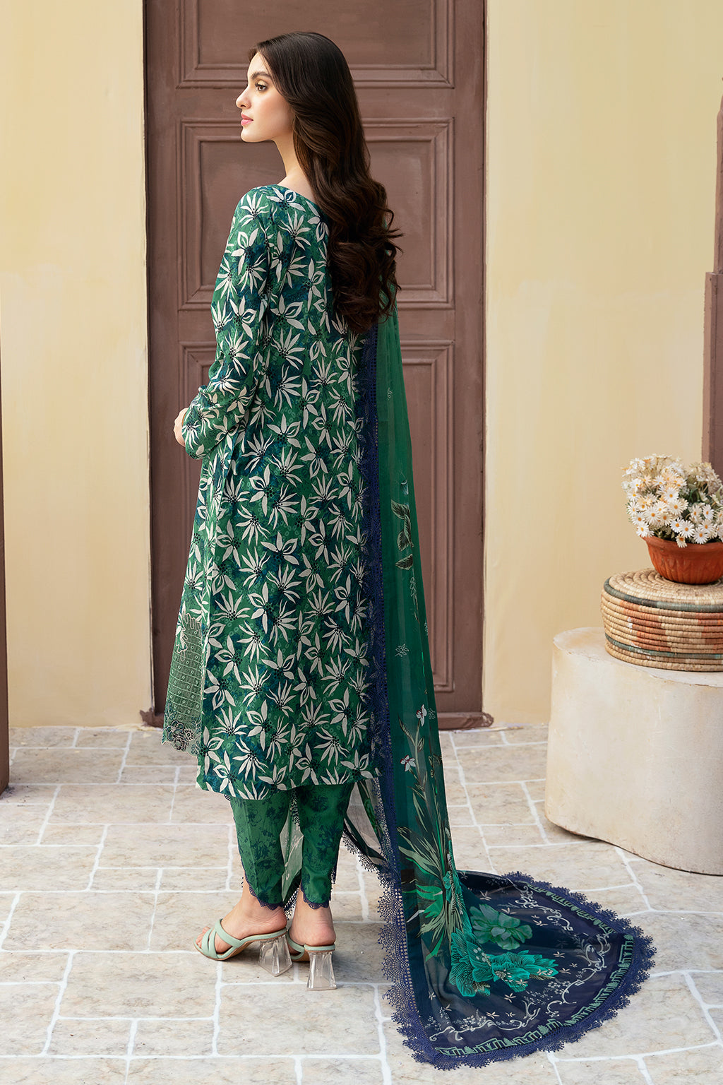 Ramsha | Rangrez Lawn Collection | N-507 - House Of Anaya