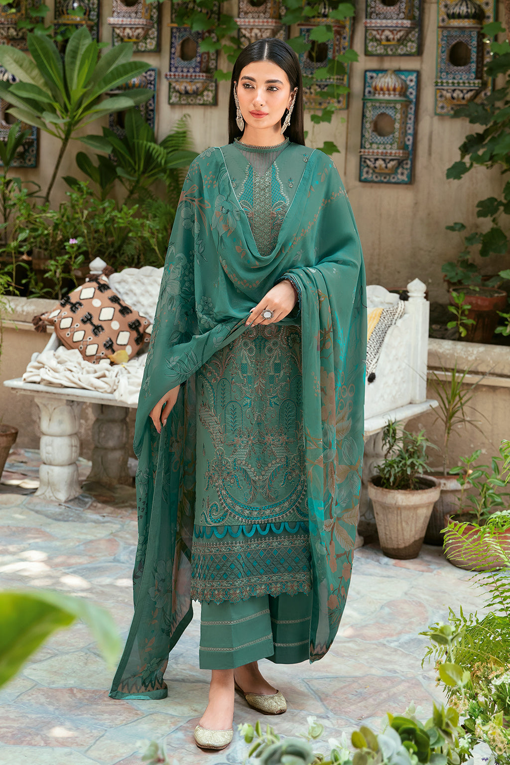 Ramsha | Luxury Lawn 24 | L-804 - House Of Anaya