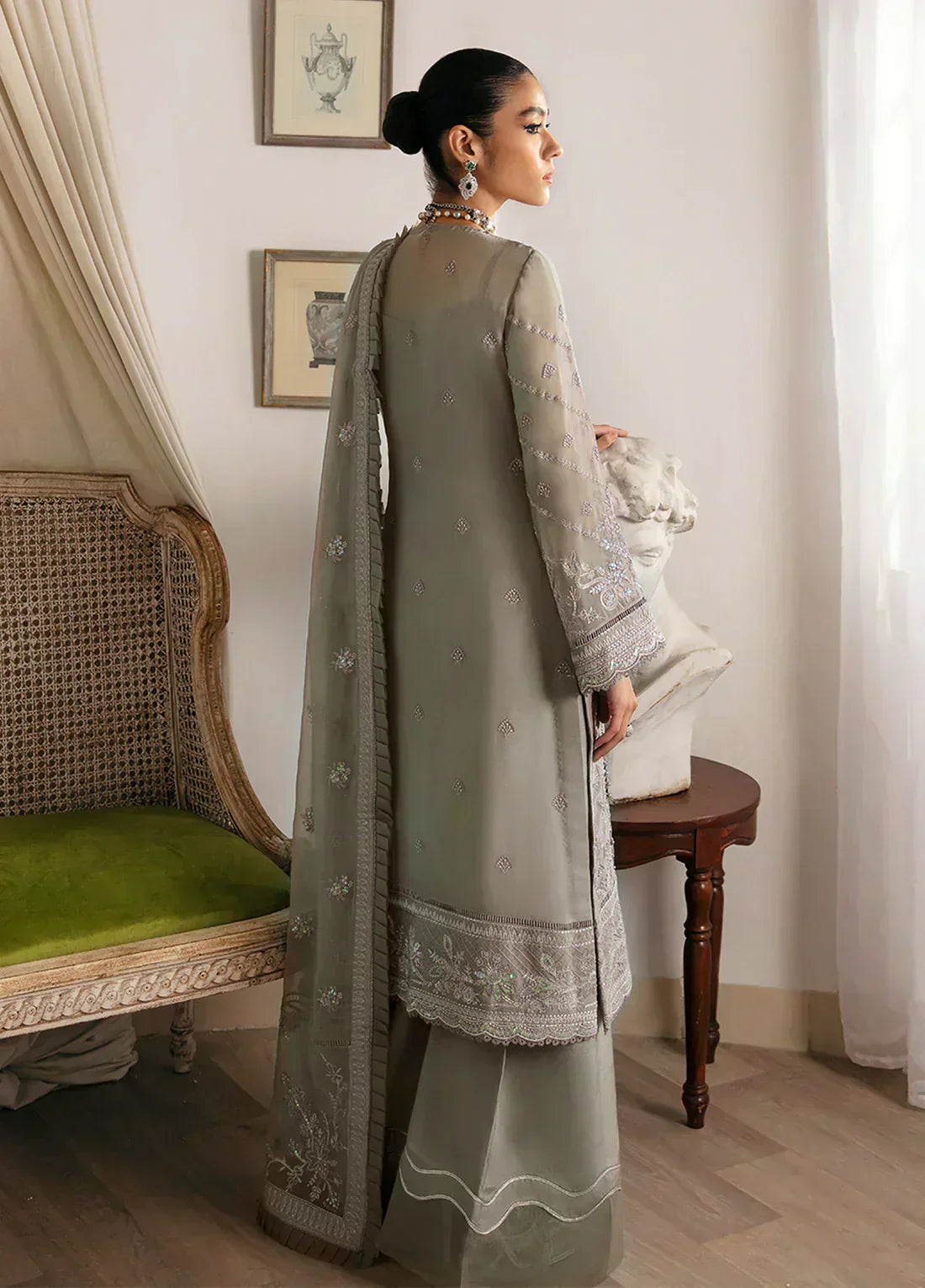 Gulaal | Embroidered Chiffon 23 | Sirena - House Of Anaya