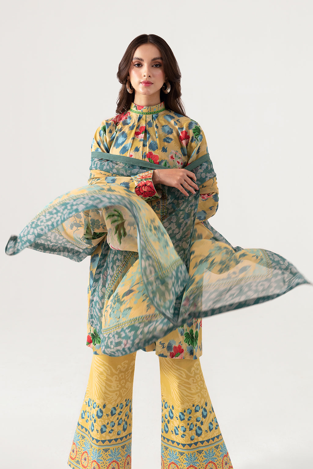 Ramsha | Pinted Lawn | RP-109 - House Of Anaya