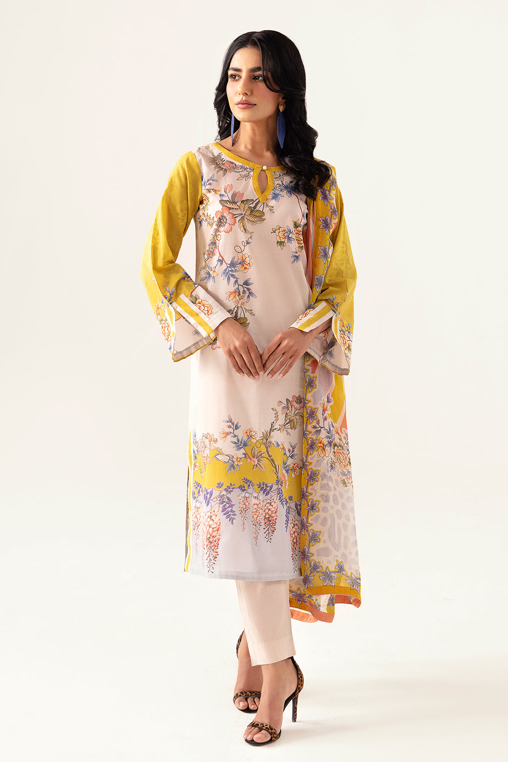 Ramsha | Pinted Lawn | RP-111 - House Of Anaya