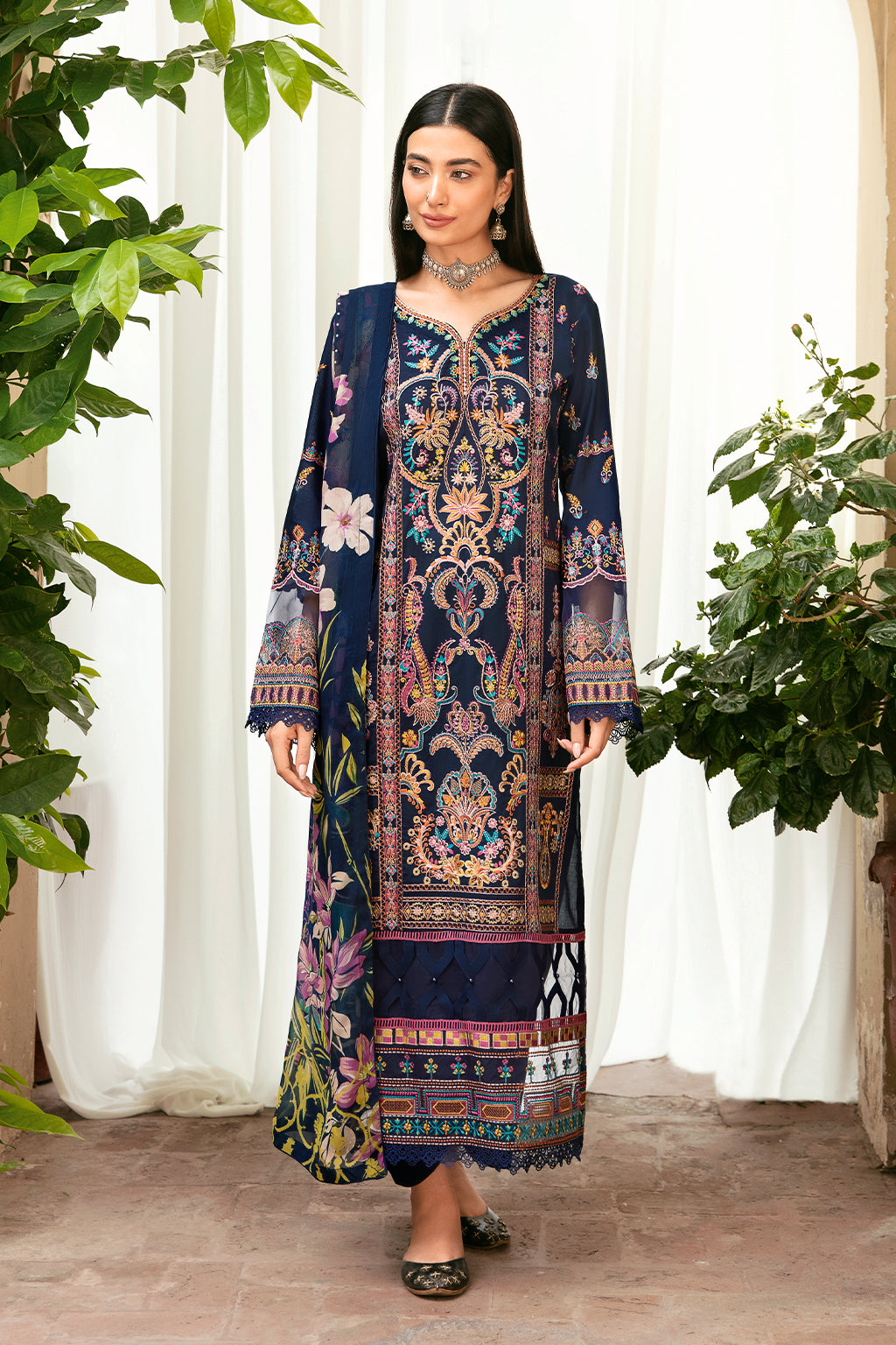 Ramsha | Luxury Lawn 24 | L-802 - House Of Anaya