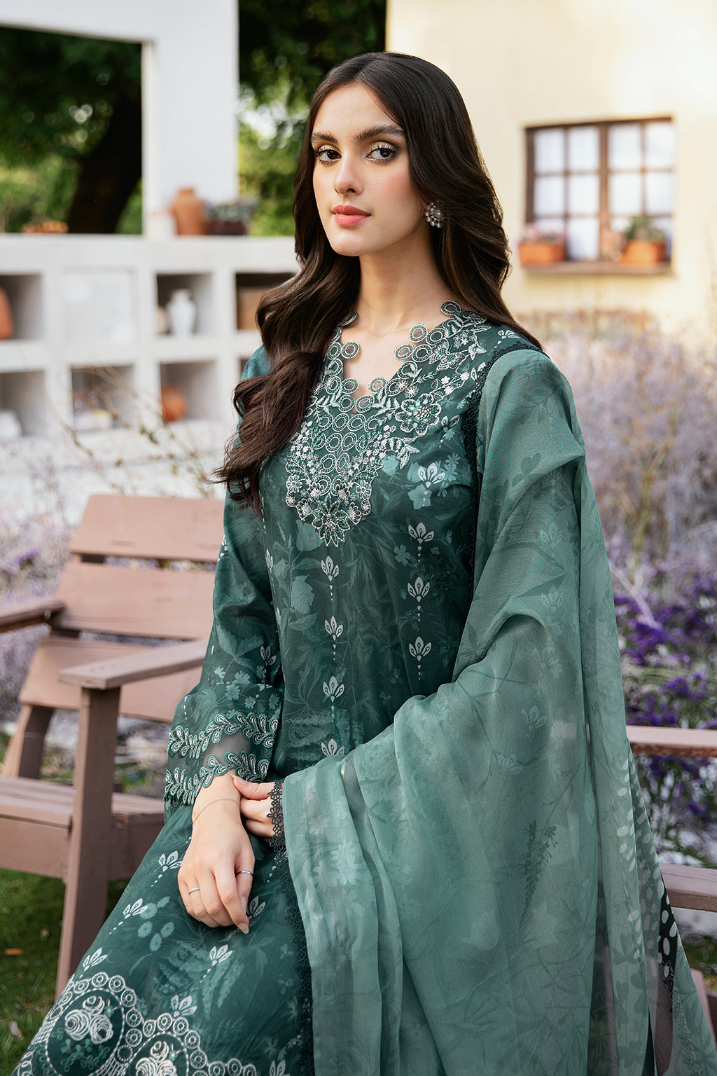 Ramsha | Rangrez Lawn Collection | N-505 - House Of Anaya