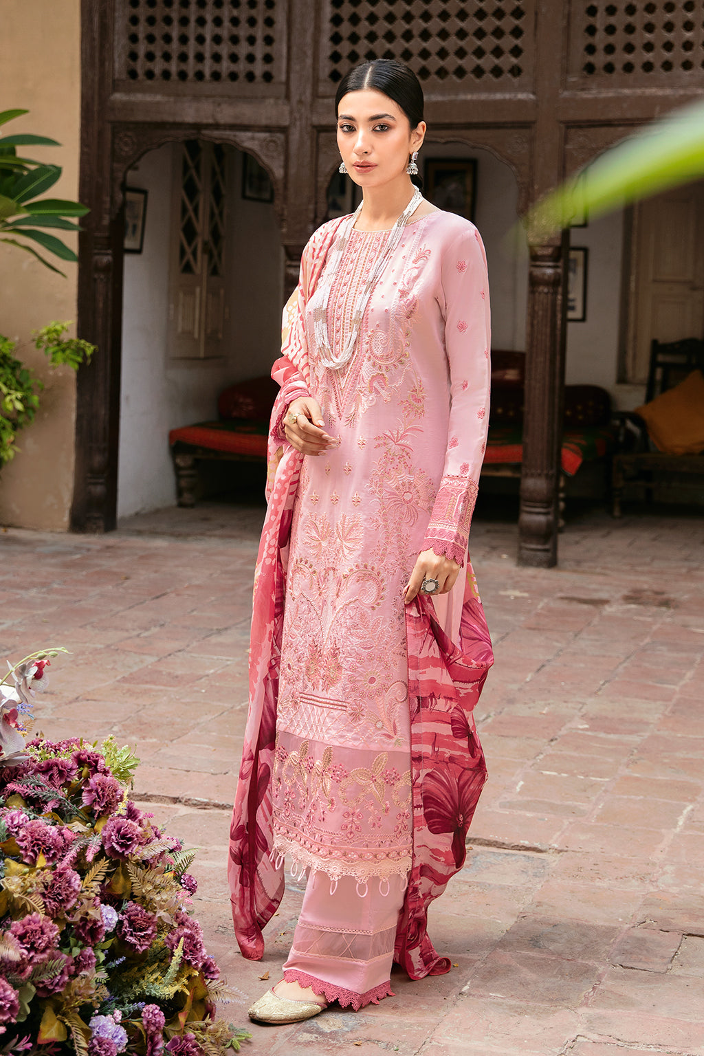 Ramsha | Luxury Lawn 24 | L-806 - House Of Anaya