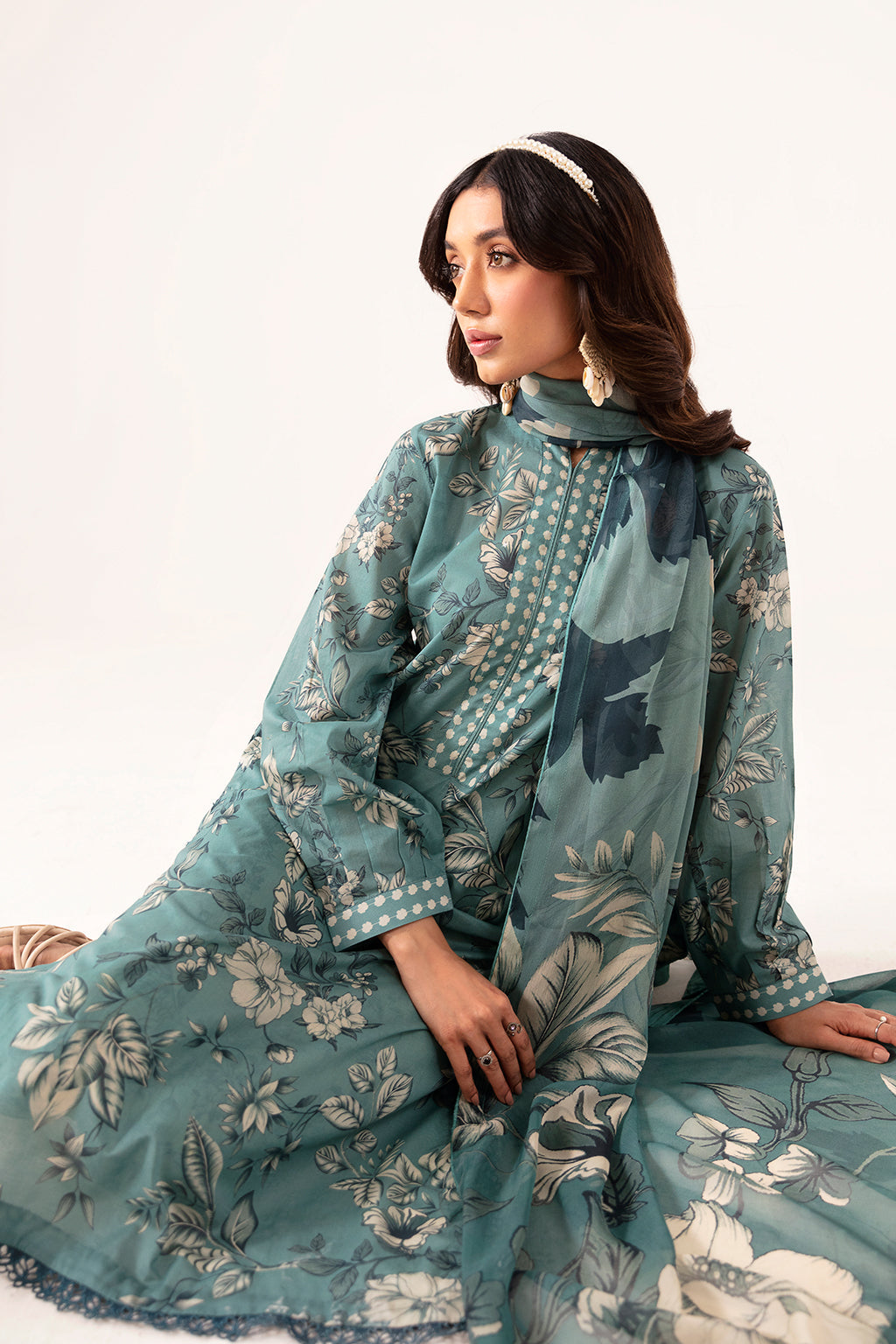 Ramsha | Pinted Lawn | RP-104