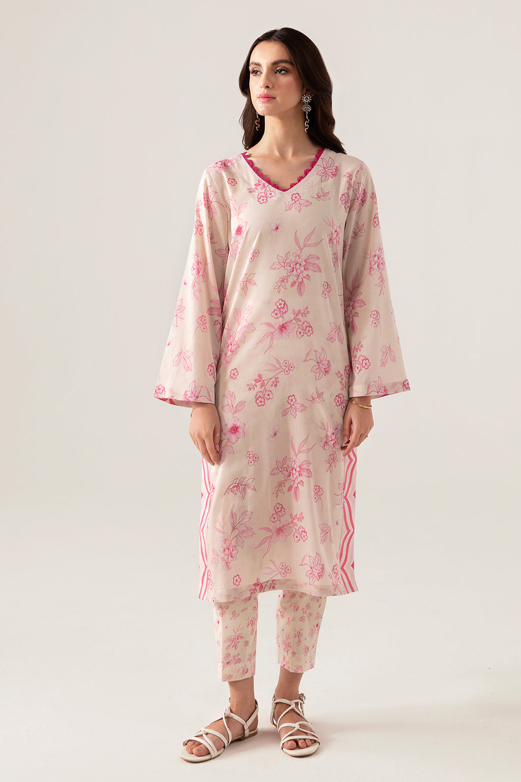 Ramsha | Pinted Lawn | RP-105 - House Of Anaya