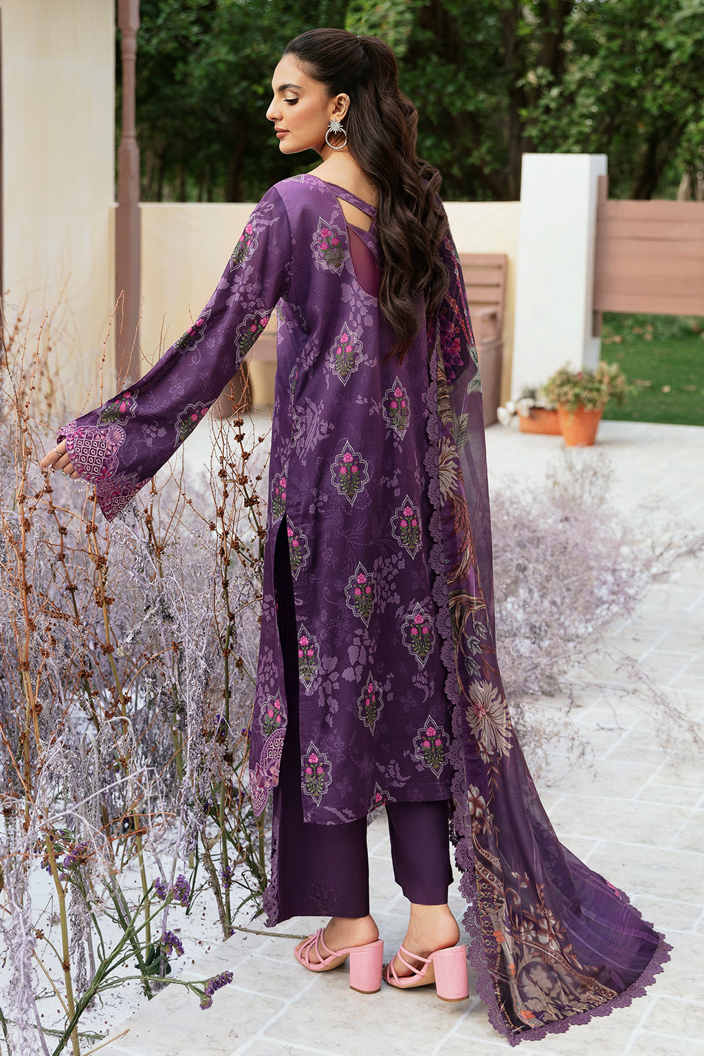 Ramsha | Rangrez Lawn Collection | N-506 - House Of Anaya