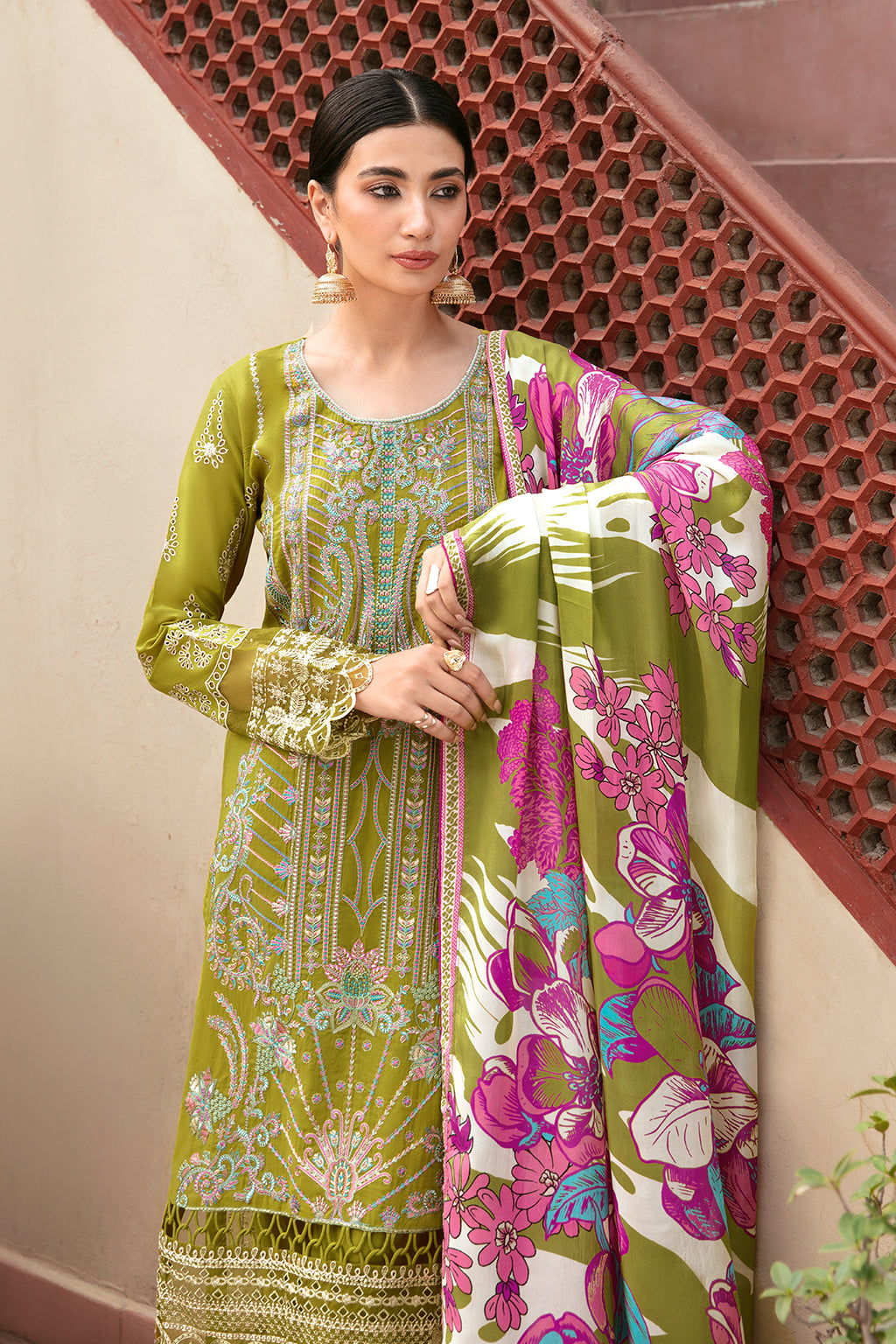 Ramsha | Luxury Lawn 24 | L-807 - House Of Anaya