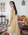 Gulaal | Wedding Formals | MAHJABEEN EMBROIDERED NET 3-PIECE SUIT WS-17 - House Of Anaya