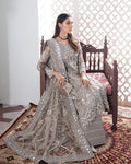 Gulaal | Wedding Formals | Gulnoor Embroidered Net 3-Piece Suit WS-18 - House Of Anaya