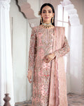 Gulaal | Wedding Formals | ARJUMAND EMBROIDERED NET 3-PIECE SUIT WS-15 - House Of Anaya