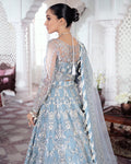 Gulaal | Wedding Formals | Mehnaaz Embroidered Net 3-Piece Suit WS-13 - House Of Anaya