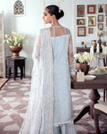Gulaal | Wedding Formals | SAIKA EMBROIDERED NET 3-PIECE SUIT WS-20 - House Of Anaya