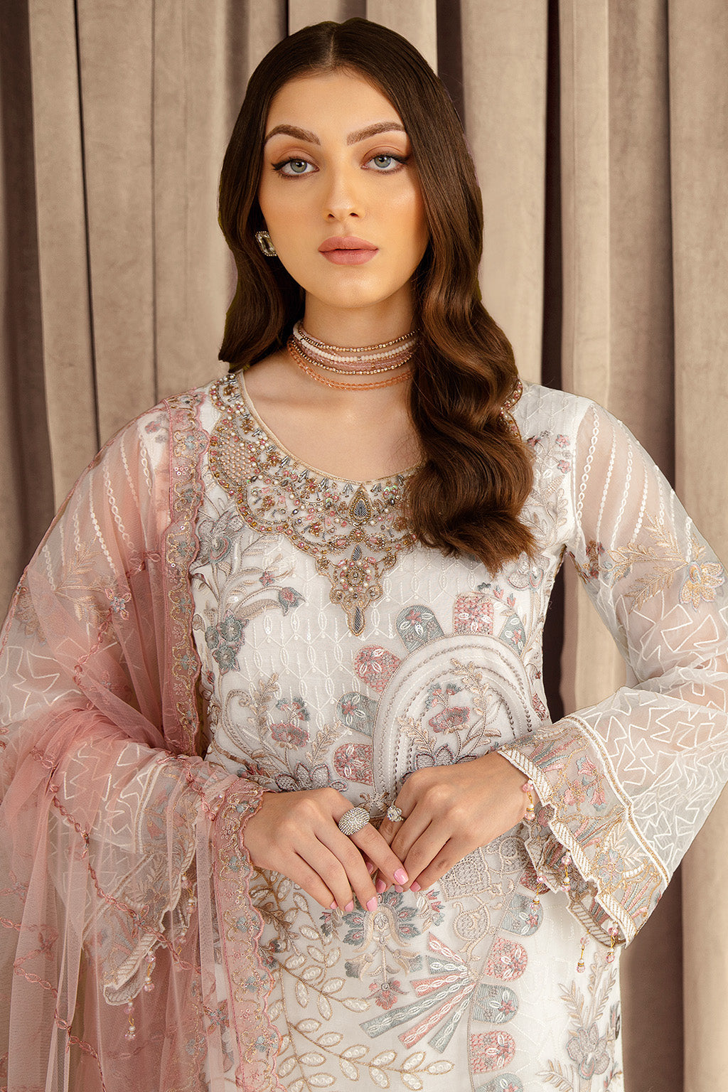 Ramsha | Minhal Organza Collection | M-707 - House Of Anaya