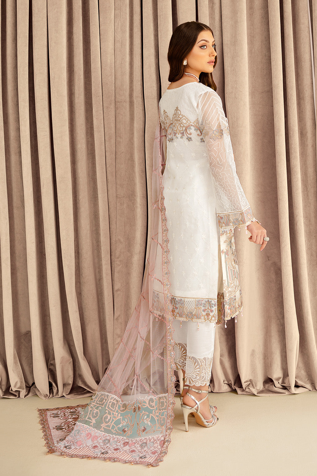 Ramsha | Minhal Organza Collection | M-707 - House Of Anaya