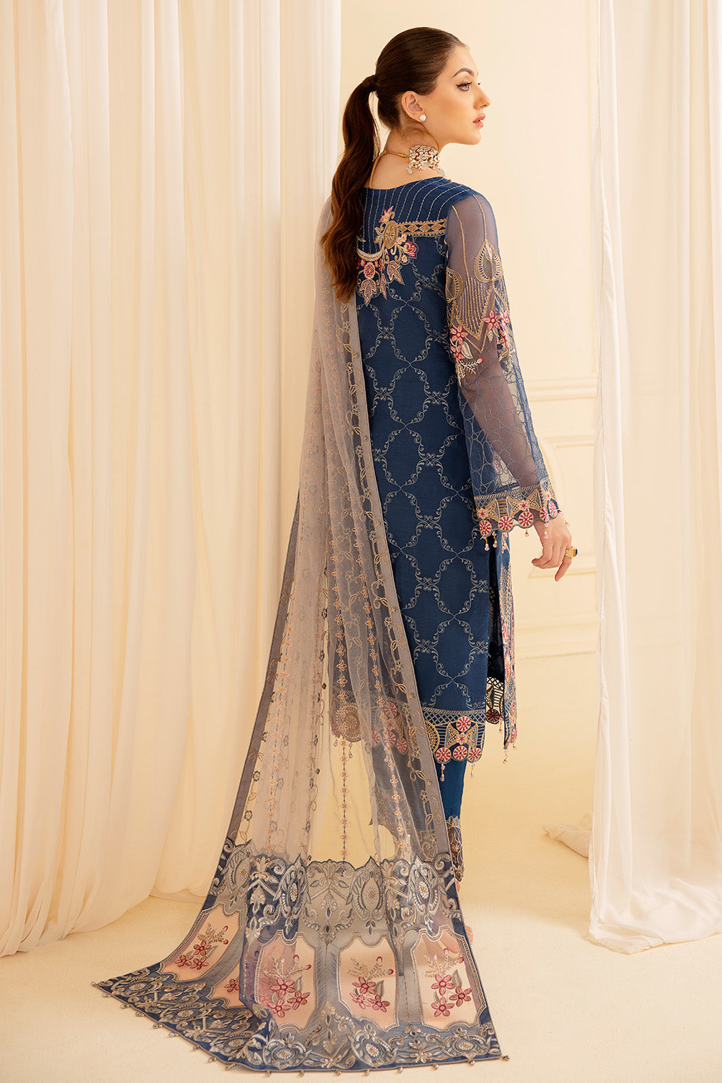 Ramsha | Minhal Organza Collection | M-701 - House Of Anaya