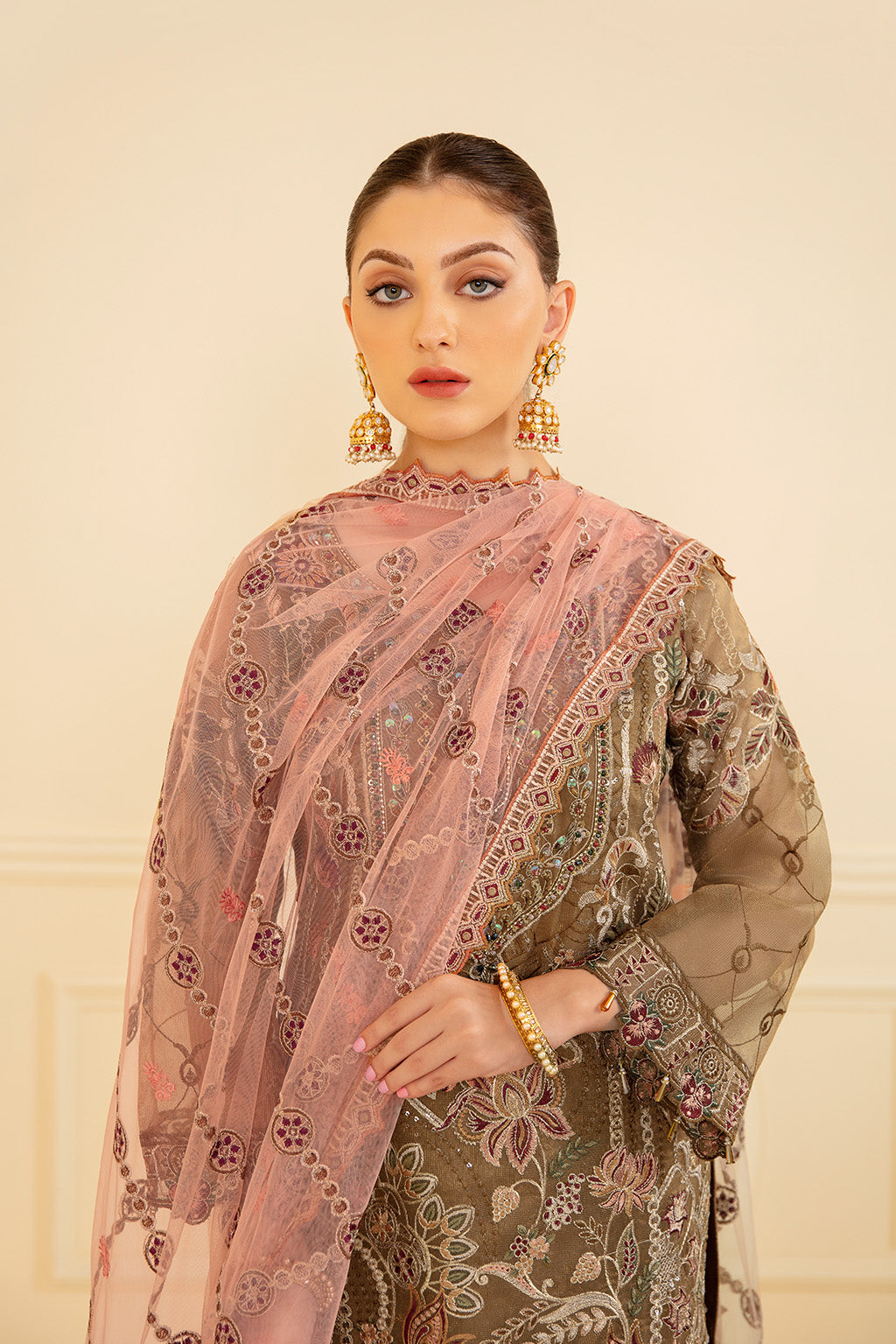Ramsha | Minhal Organza Collection | M-705 - House Of Anaya