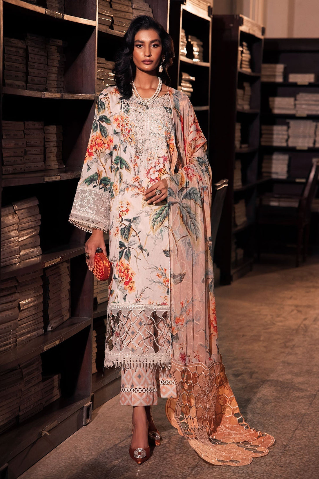 Nureh | Glam Girl Lawn | GL-13 - House Of Anaya