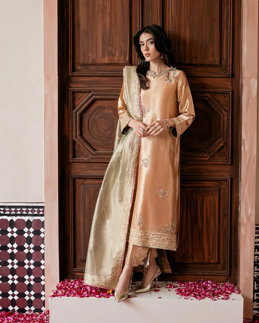 Mushq | Sunehri Lama Silk | Parisa