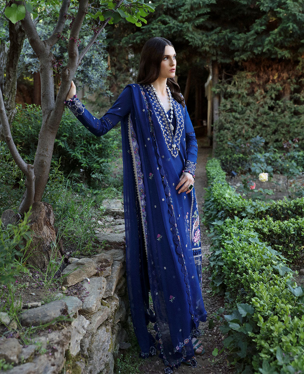 Republic Womenswear | Aylin Summer Lawn 24 | Camellia (D3-A) - House Of Anaya