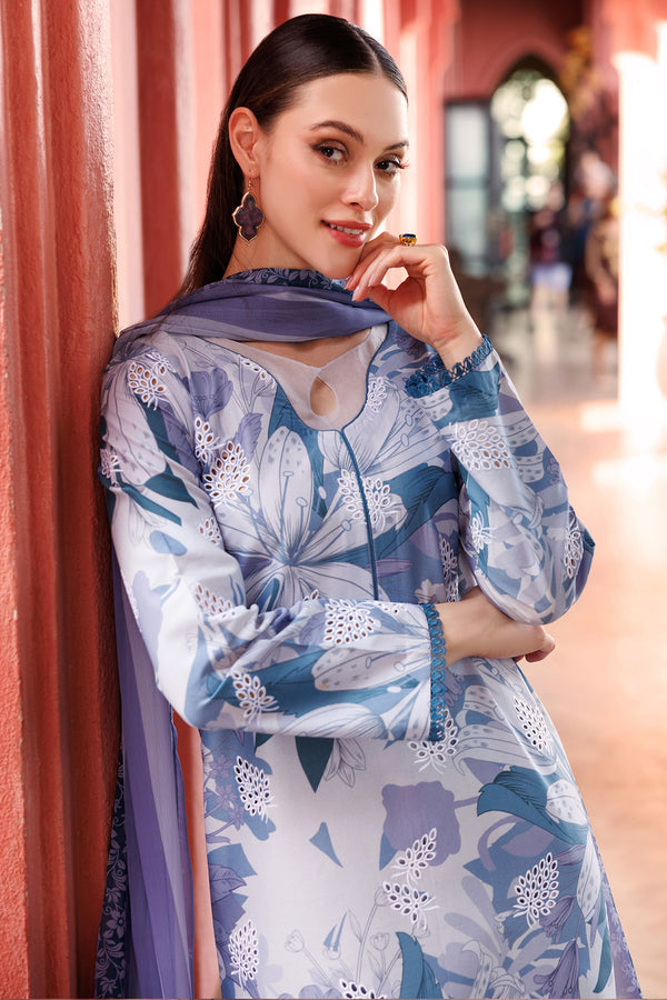Farasha | Printed Essentials | Blue Passion