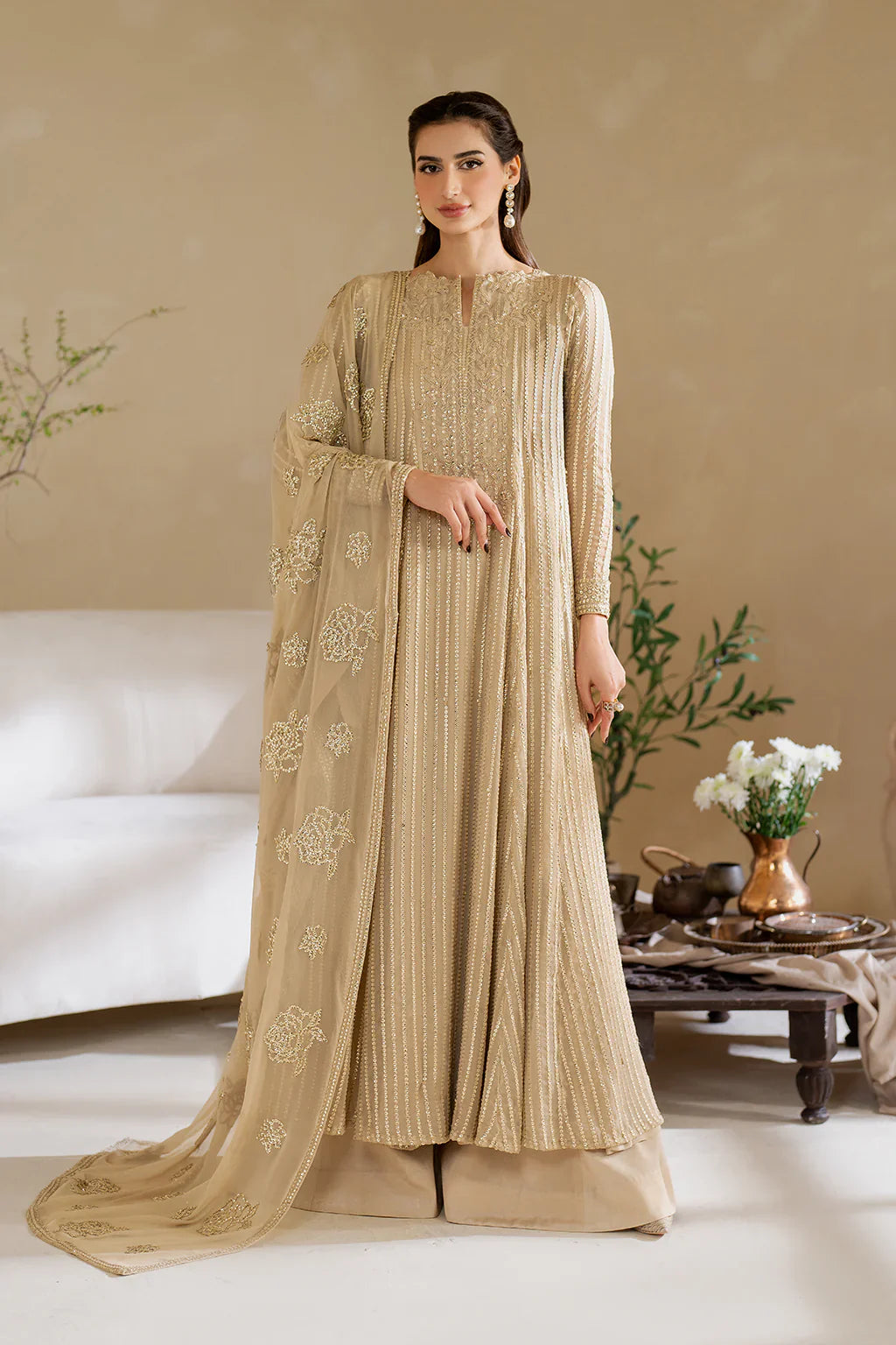 Iznik | Chinon Chiffon | CC-58 Embroidered Chiffon