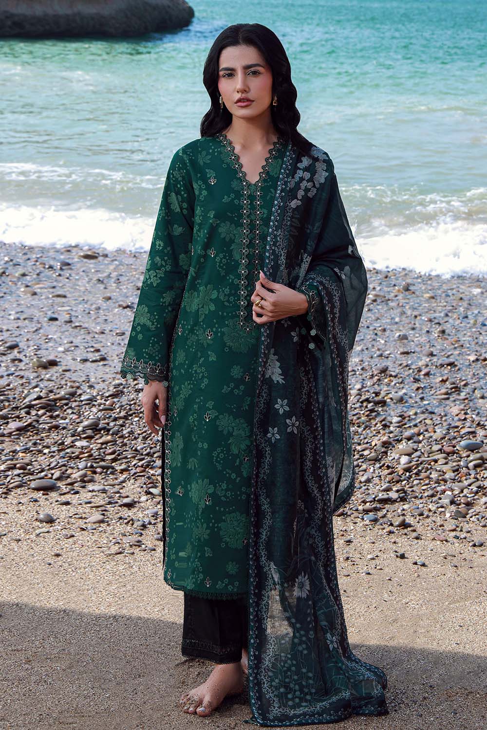 Seran | Afsanah Lawn 25 | ARZU - House Of Anaya