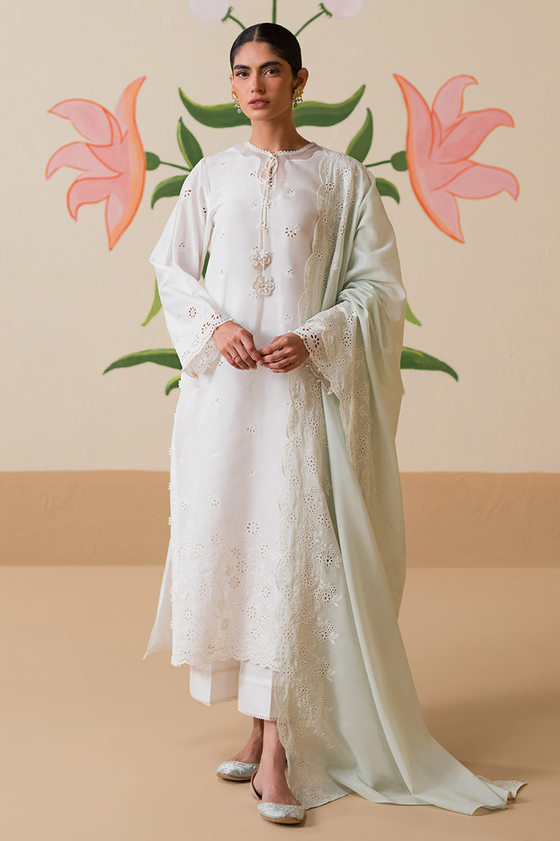 Cross Stitch | Chikankari Lawn Collection | P-06 - House Of Anaya