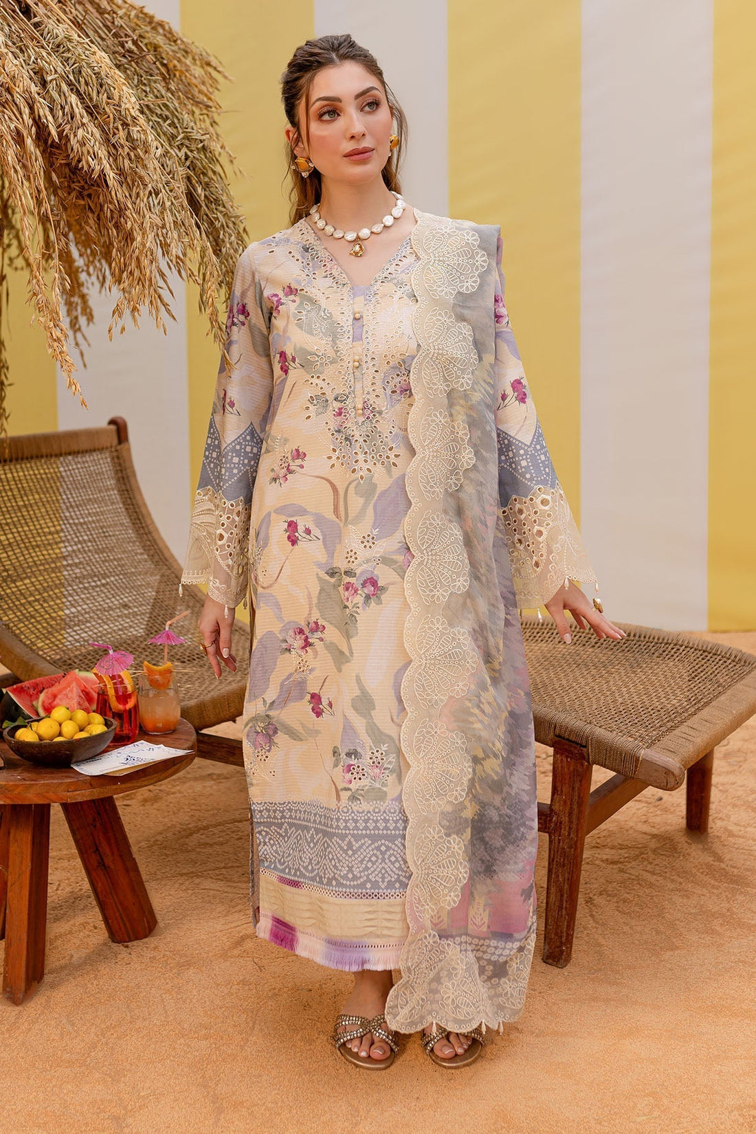 Nureh | Gardenia Lawn 25 | NSG-177 - House Of Anaya