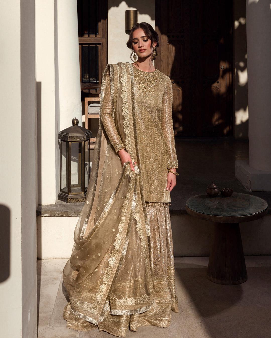 Faiza Saqlain | FS Luxe Noor e Chasm | Linia - House Of Anaya