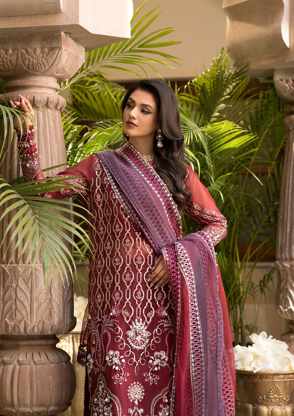 Elaf Premium | Formal Handwork Collection | EFH-06 GHAZAL - House Of Anaya