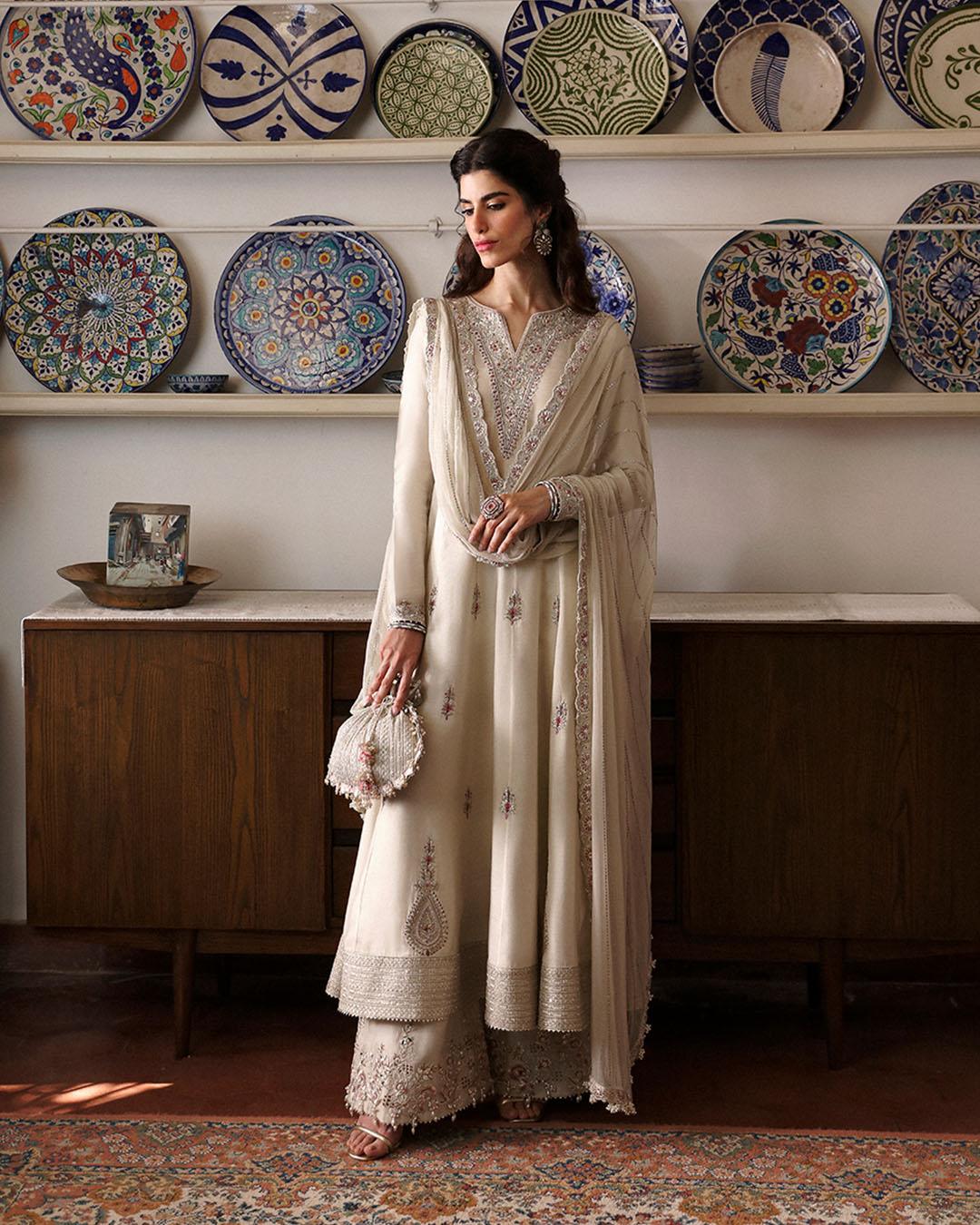 Faiza Saqlain | FS Luxe Mehermah | Sabina - House Of Anaya
