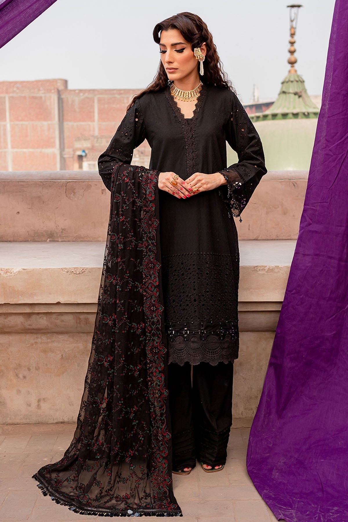 Nureh | Lawn Jacquard | NS-80 - House Of Anaya