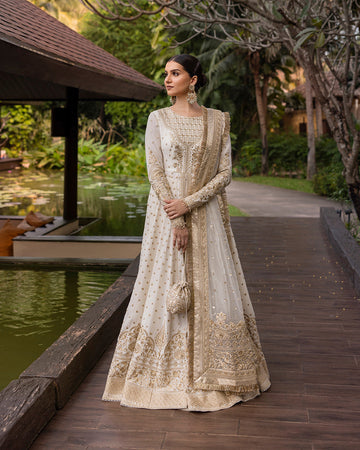 Faiza Saqlain | Zinnia Lawn 25 | Lily - House Of Anaya