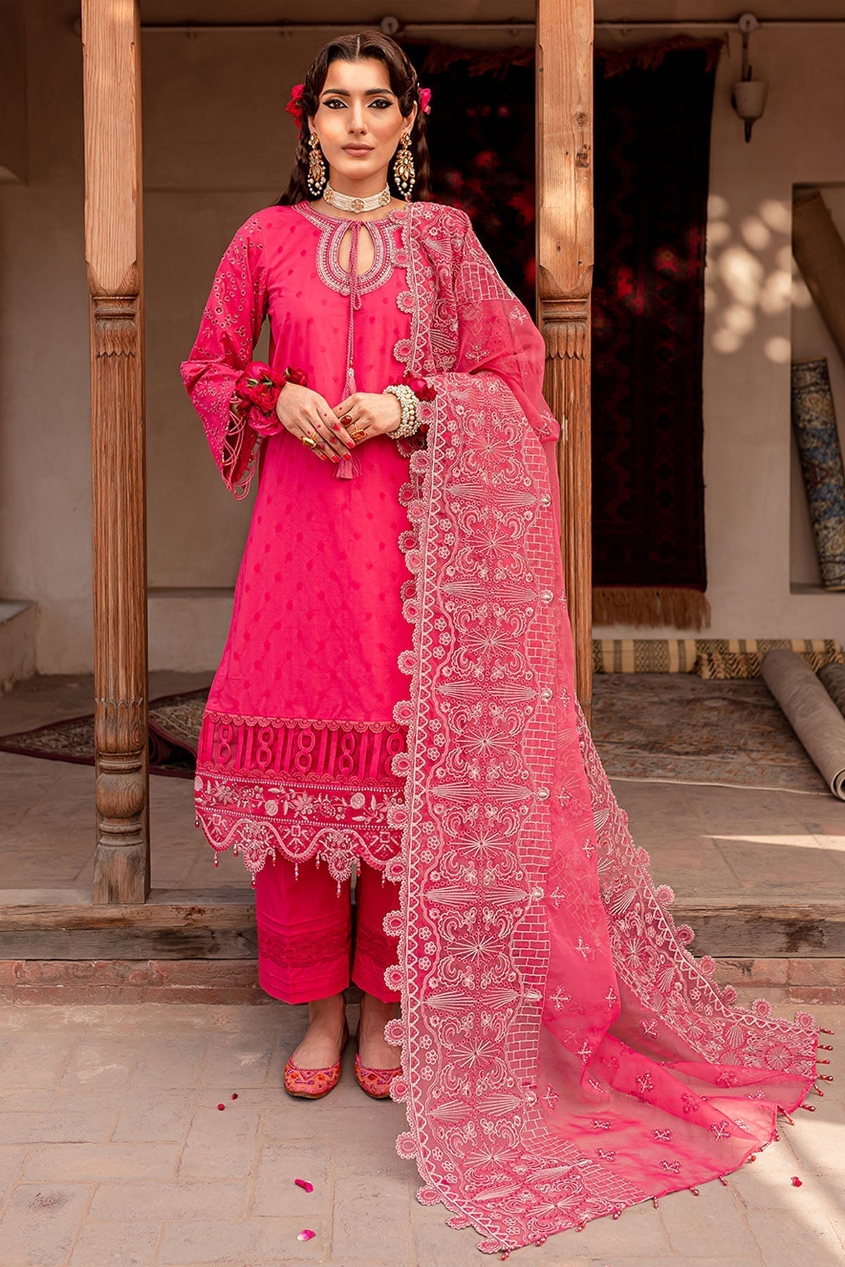 Nureh | Lawn Jacquard | NS-73 - House Of Anaya