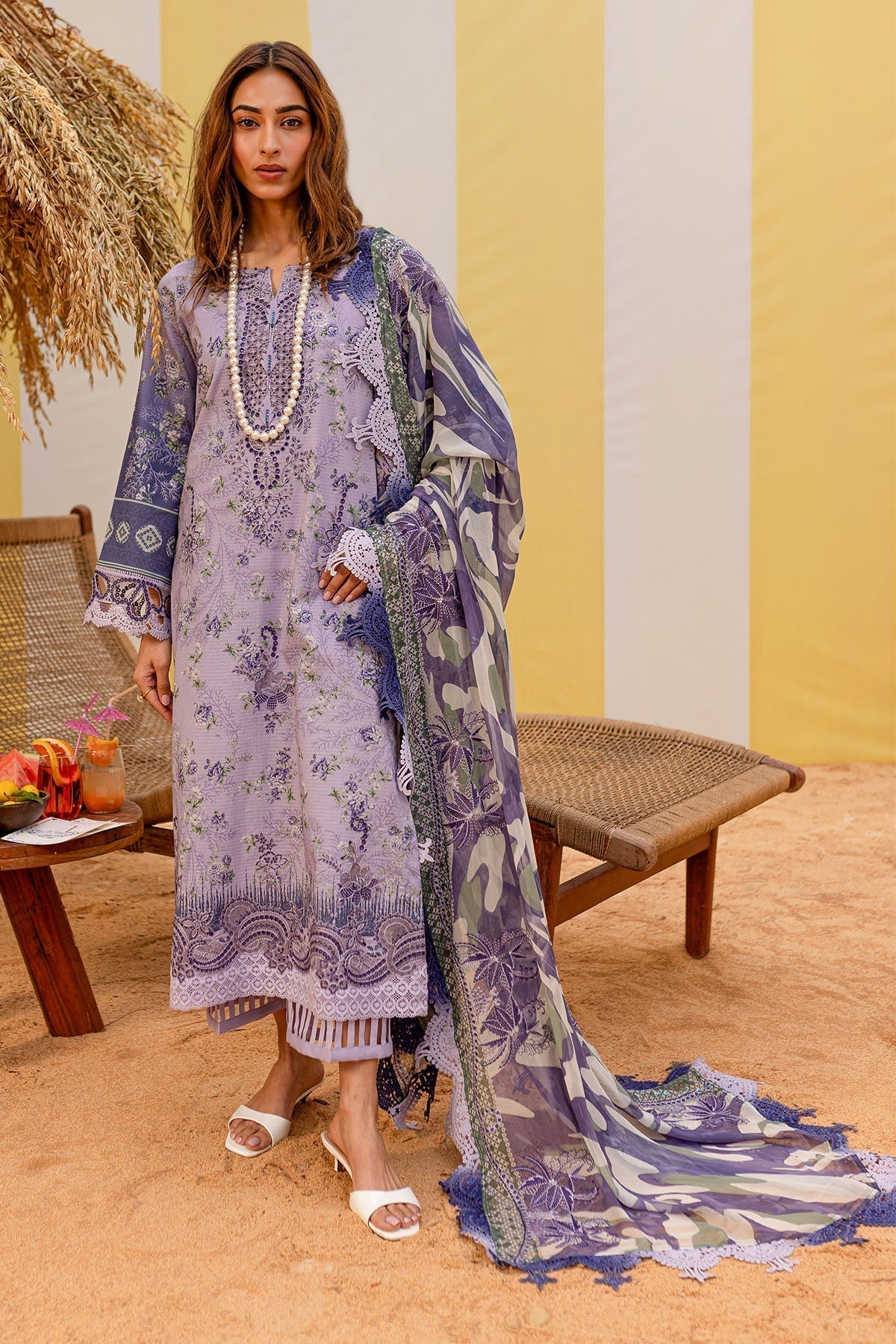 Nureh | Gardenia Lawn 25 | NSG-184 - House Of Anaya