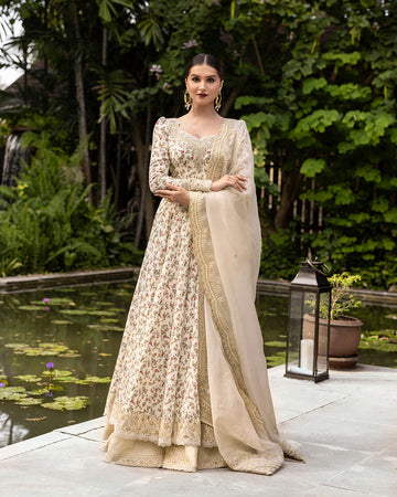 Faiza Saqlain | Zinnia Lawn 25 | Vinika - House Of Anaya