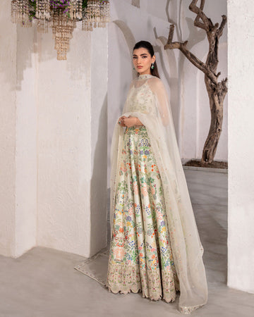Faiza Saqlain | Lenora Luxury Pret | Floretta - House Of Anaya