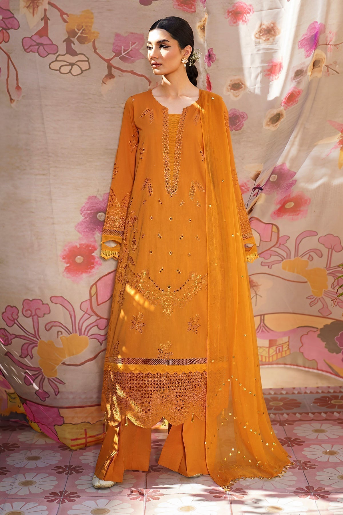 Nureh | Bazaar Lawn | NS-138 - House Of Anaya