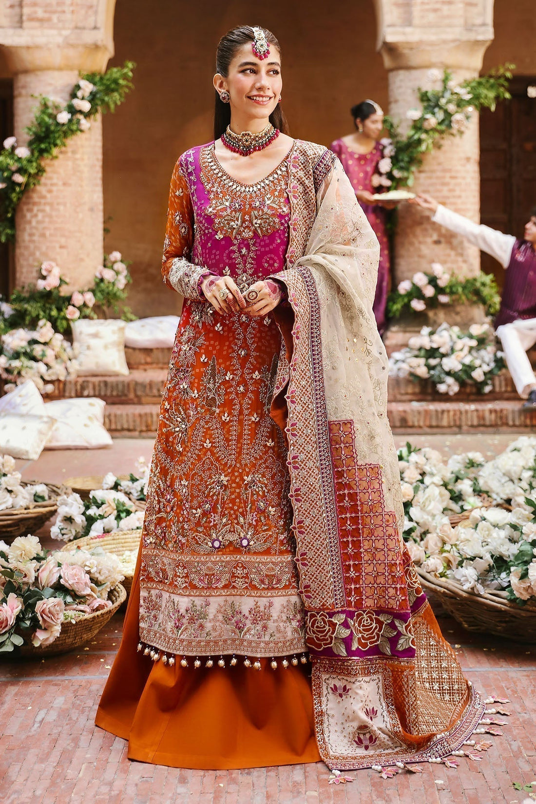 Nureh | Jhoomro Wedding Formals | NL-66 BANO - House Of Anaya