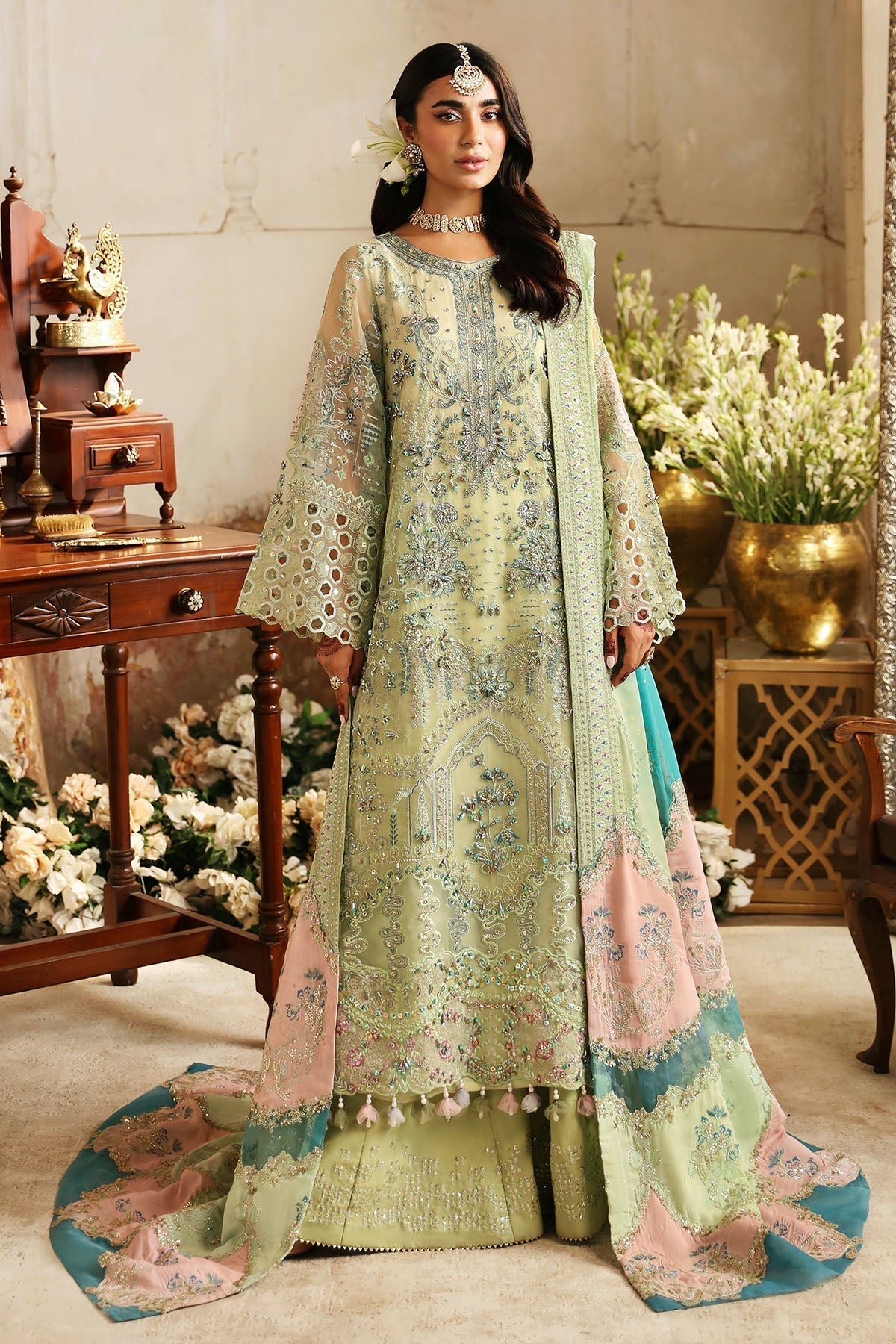 Nureh | Jhoomro Wedding Formals | NL-67 MAHI-ROO - House Of Anaya