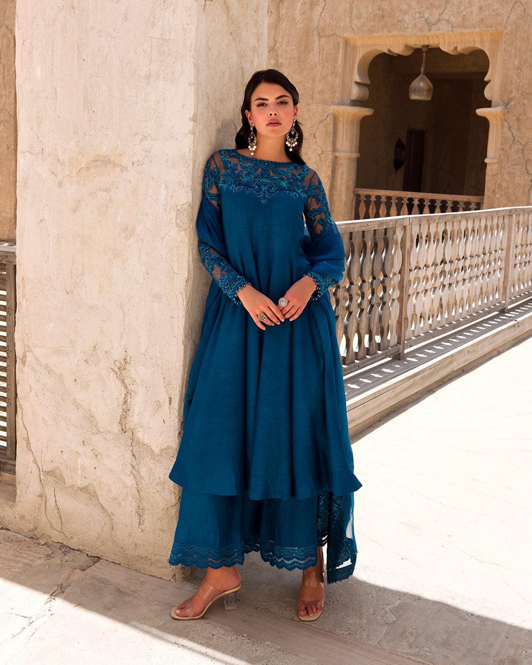 Faiza Saqlain | FS Luxe Laira | Nuzar - House Of Anaya