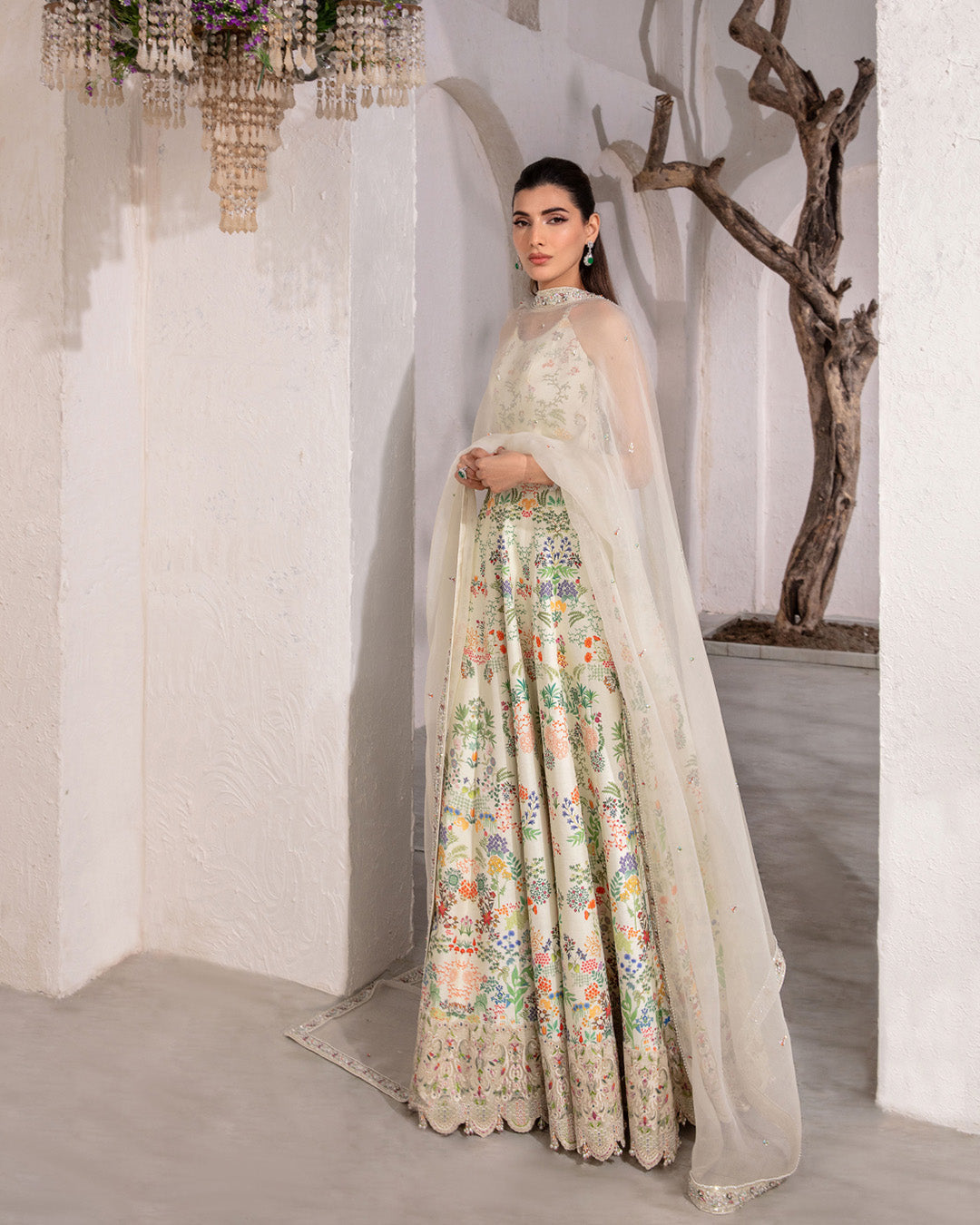 Faiza Saqlain | Lenora Luxury Pret | Floretta - House Of Anaya