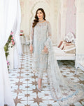 Gulaal | Wedding Formals | Avenir Embroidered Net 3-Piece Suit WS-01 - House Of Anaya