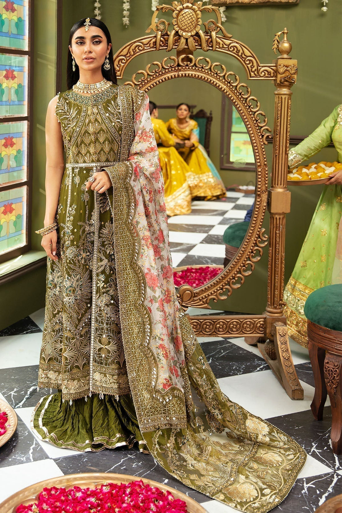 Nureh | Jhoomro Wedding Formals | NL-50 - NURA - House Of Anaya