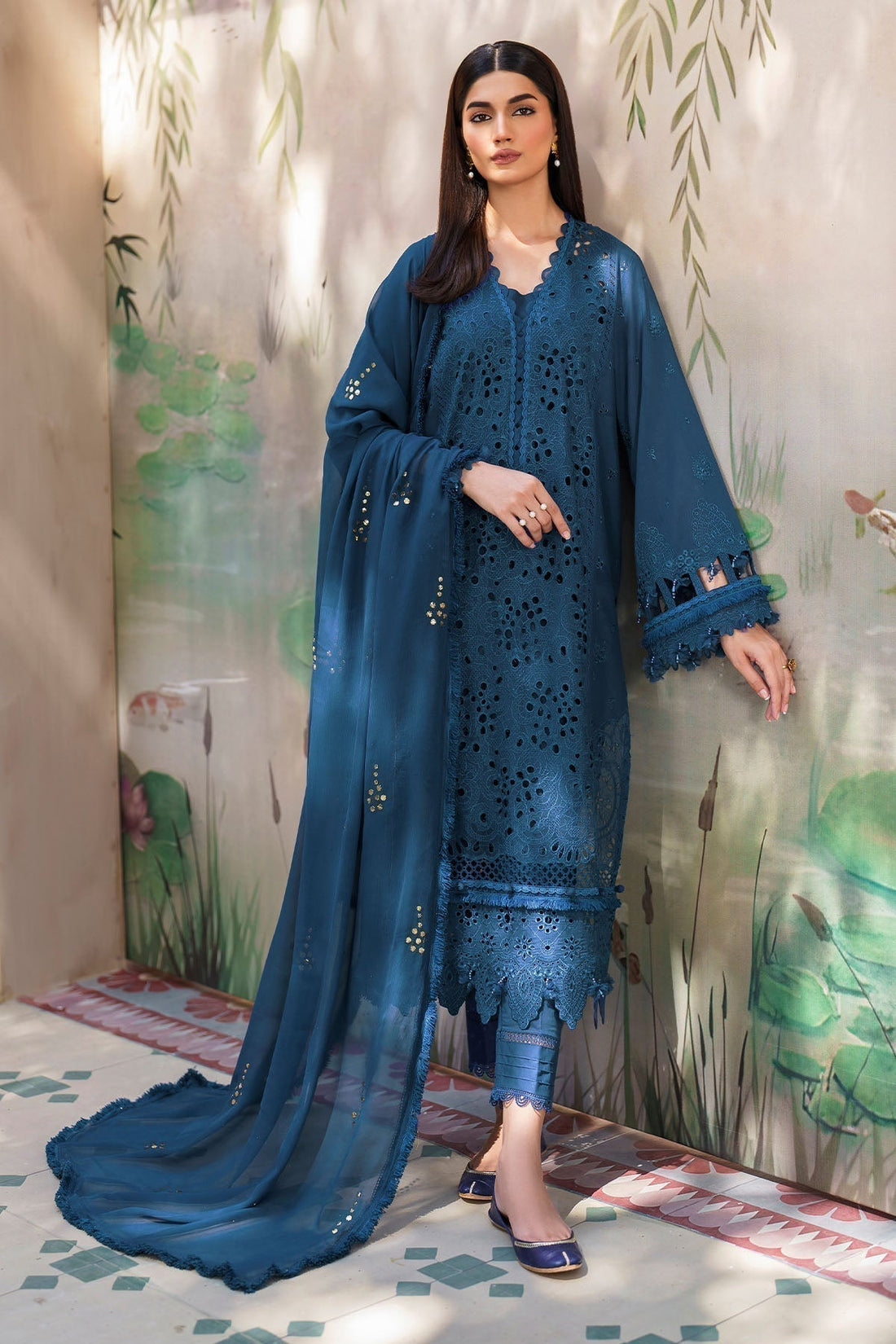 Nureh | Bazaar Lawn | NS-137 - House Of Anaya